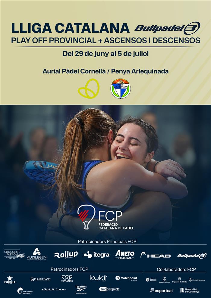 PRÈVIES PLAYOFF TÍTOL I ASC / DESC BCN - Aurial Padel Cornellà i Penya Arlequinada