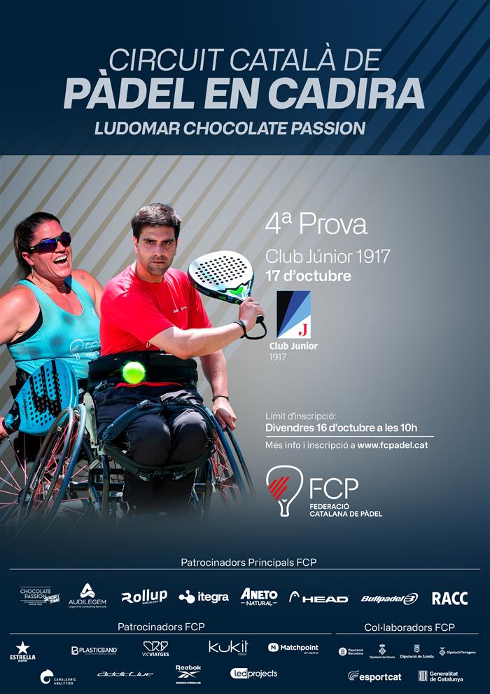 4ª Prova Circuit Pàdel en Cadira - Club Júnior 1917
