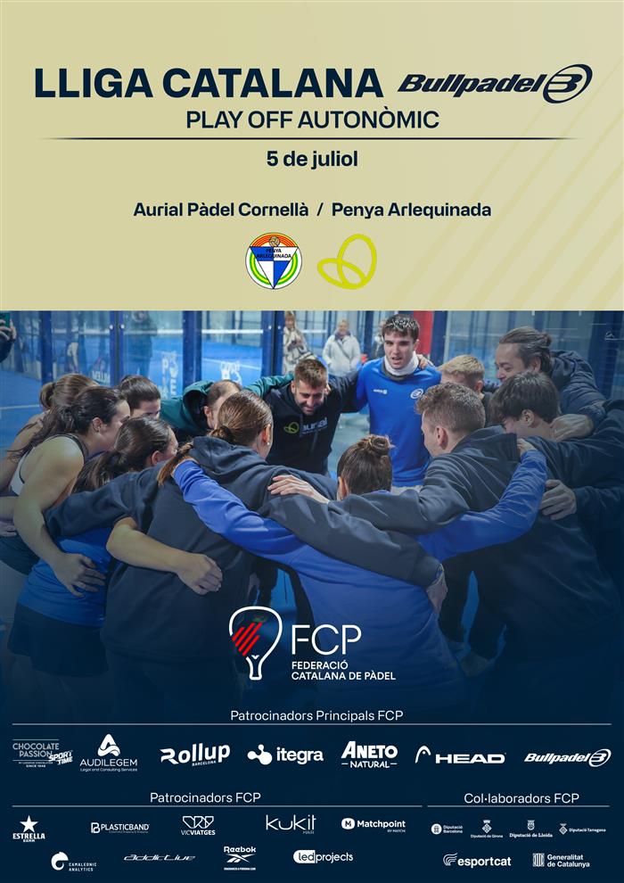 PLAYOFF PEL TÍTOL LLIGA CATALANA BULLPADEL OBERTURA 2026